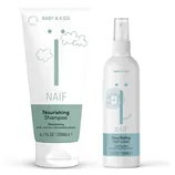 NAIF DUO Výživný šampon a kondicionér pro děti   2 produkty