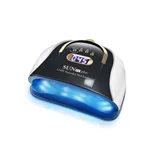UV LED profi lampa pro gelovou manikúru 114 W s úchytkou bílá  