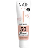 NAIF Ochranný krém na opalování SPF 50 pro děti a miminka verze 2.0 30 ml