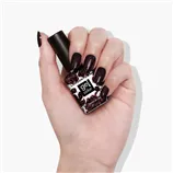 LONDONTOWN Gel Color Spilled Wine gelový lak na nehty vínová s třpytkami 12 ml