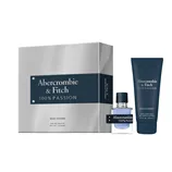 ABERCROMBIE & FITCH 100% Passion dárkový set pro muže se sprchovým gelem 2 v 1