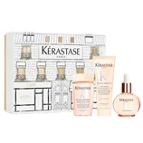 KÉRASTASE Gloss Absolu dárkový Trio oil set pro hydrataci a lesk vlasů se sklonem ke krepatění 