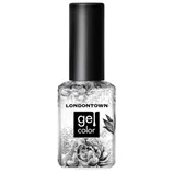 LONDONTOWN Gel Color Diamond Jubilee gelový lak na nehty stříbrné glitry 12 ml