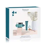 THALGO Beauty Set Spiruline Boost pro prevenci prvních vrásek s masážním válečkem   3 produkty