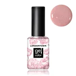 LONDONTOWN Gel Color Confetti Cake gelový lak na nehty růžový se třpytkami 12 ml