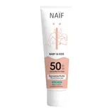 NAIF Ochranný krém na opalování SPF 50 pro děti a miminka bez parfemace