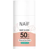 NAIF Ochranná tyčinka na opalování SPF 50 pro děti a miminka bez parfemace    36 g