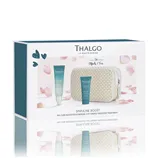 THALGO Beauty set Spiruline Boost pro prevenci prvních vrásek s kosmetickou taštičkou   2 produkty
