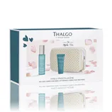 THALGO Beauty Set Hyalu-Procollagene pro nápravu všech typů vrásek s kosmetickou taštičkou   2 produkty