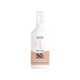 NAIF Ochranný sprej na opalování SPF 50 pro děti a miminka   100 ml