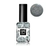 LONDONTOWN Gel Color Nice & Icy gelový lak na nehty holografická platina 12 ml