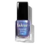 LONDONTOWN lakur Wildberry Freeze lak na nehty modrofialové třpytky 12 ml