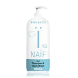 NAÏF Mycí gel a šampon 2v1 pro děti a miminka přírodní   500 ml