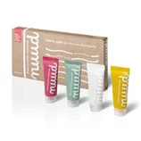 NUUD Sada přírodních krémových deodorantů Family Pack  mix 4x20 ml