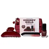 LONDONTOWN kur Cherry Cola Essentials set s péčí kur Perfecting Nail Veil No.10    