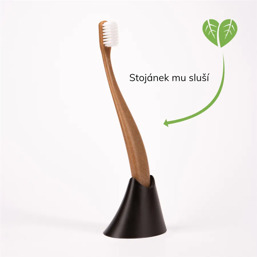 PROMIS Ekologický zubní kartáček set Wood 3 ks