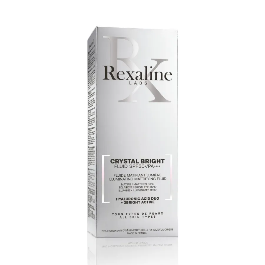 REXALINE Crystal Bright Rozjasňující fluid SPF50+