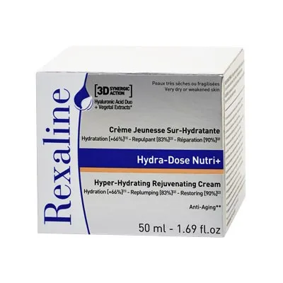 REXALINE 3D Hydra-Dose Nutri+ Hyperhydratační omlazujicí krém na velmi suchou pleť