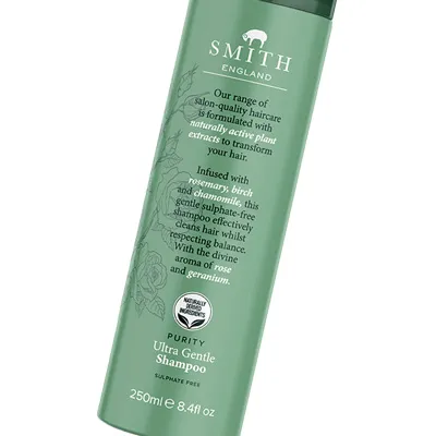SMITH ENGLAND Purity jemný šampon pro citlivou pokožku s rostlinnými extrakty