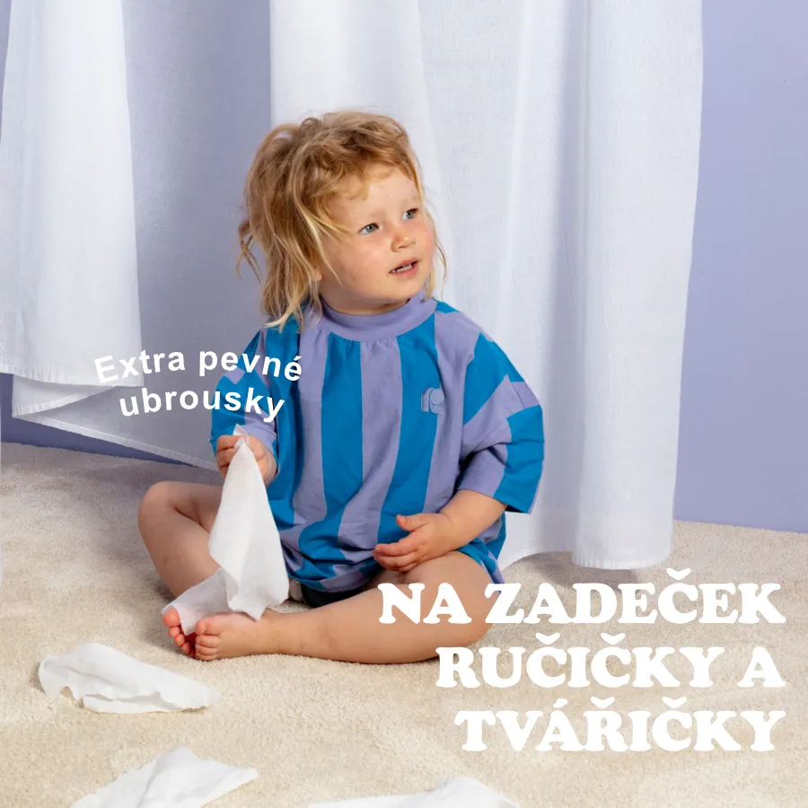 NAIF Vlhčené pečující ubrousky pro děti a miminka