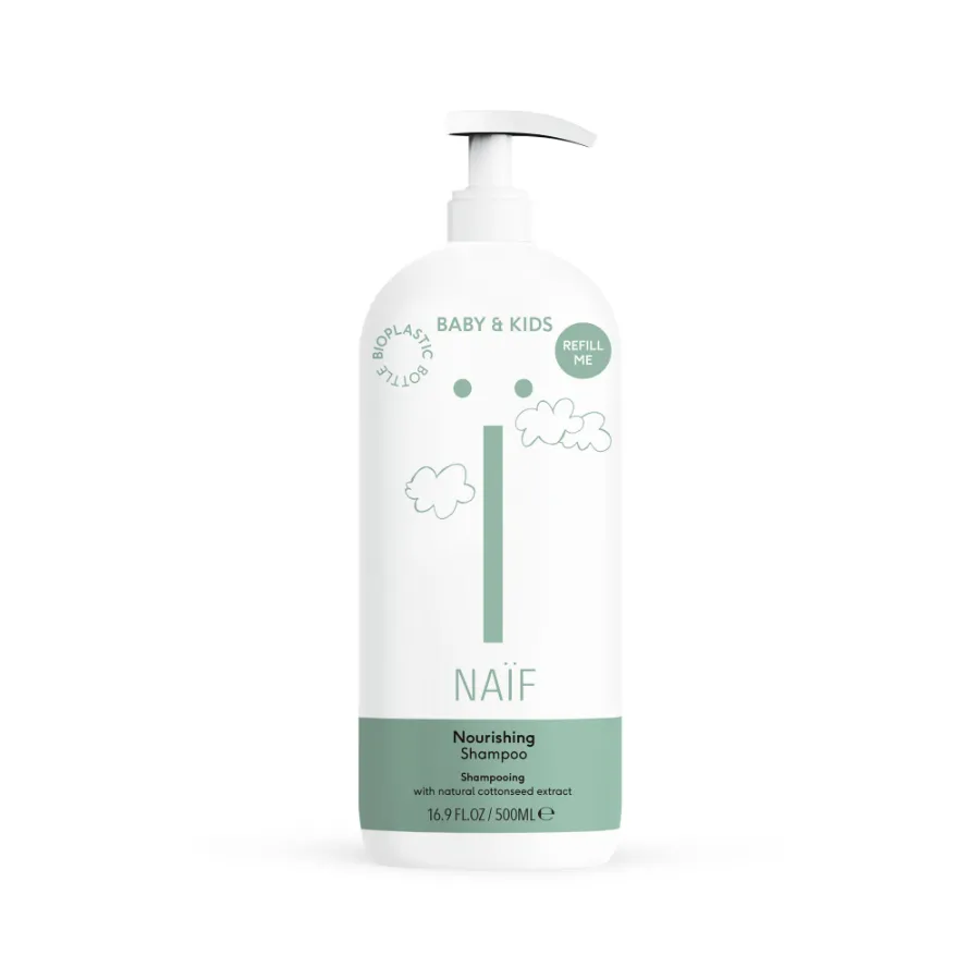 NAIF Výživný šampon pro miminka a děti přírodní