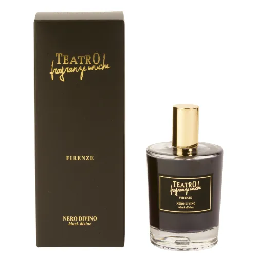 TEATRO FRAGRANZE UNICHE Interiérový parfém ve spreji Black Divine / Nero Divino