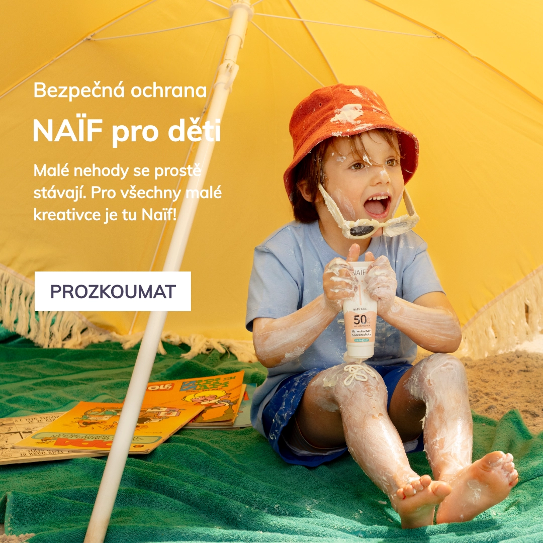 Bezpečná ochrana
NAÏF pro děti
Malé nehody se prostě stávají. Pro všechny malé kreativce je tu Naïf!
