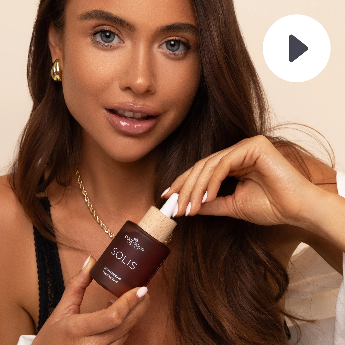 Video COCOSOLIS SOLIS Samoopalovací sérum na obličej 