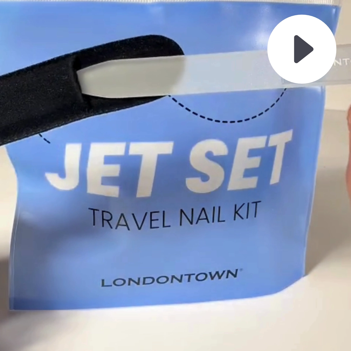 Video LONDONTOWN kur Jet Set Travel Nail Kit cestovní set na manikúru