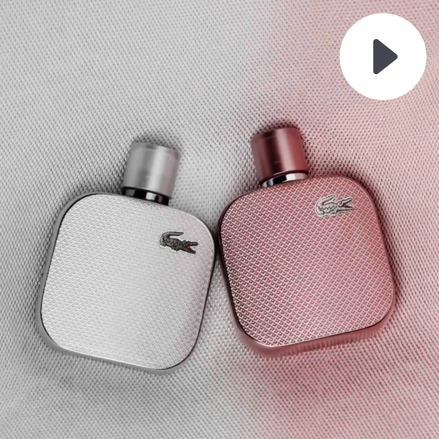 Video LACOSTE L.12.12 Silver Grey parfémovaná voda pro muže