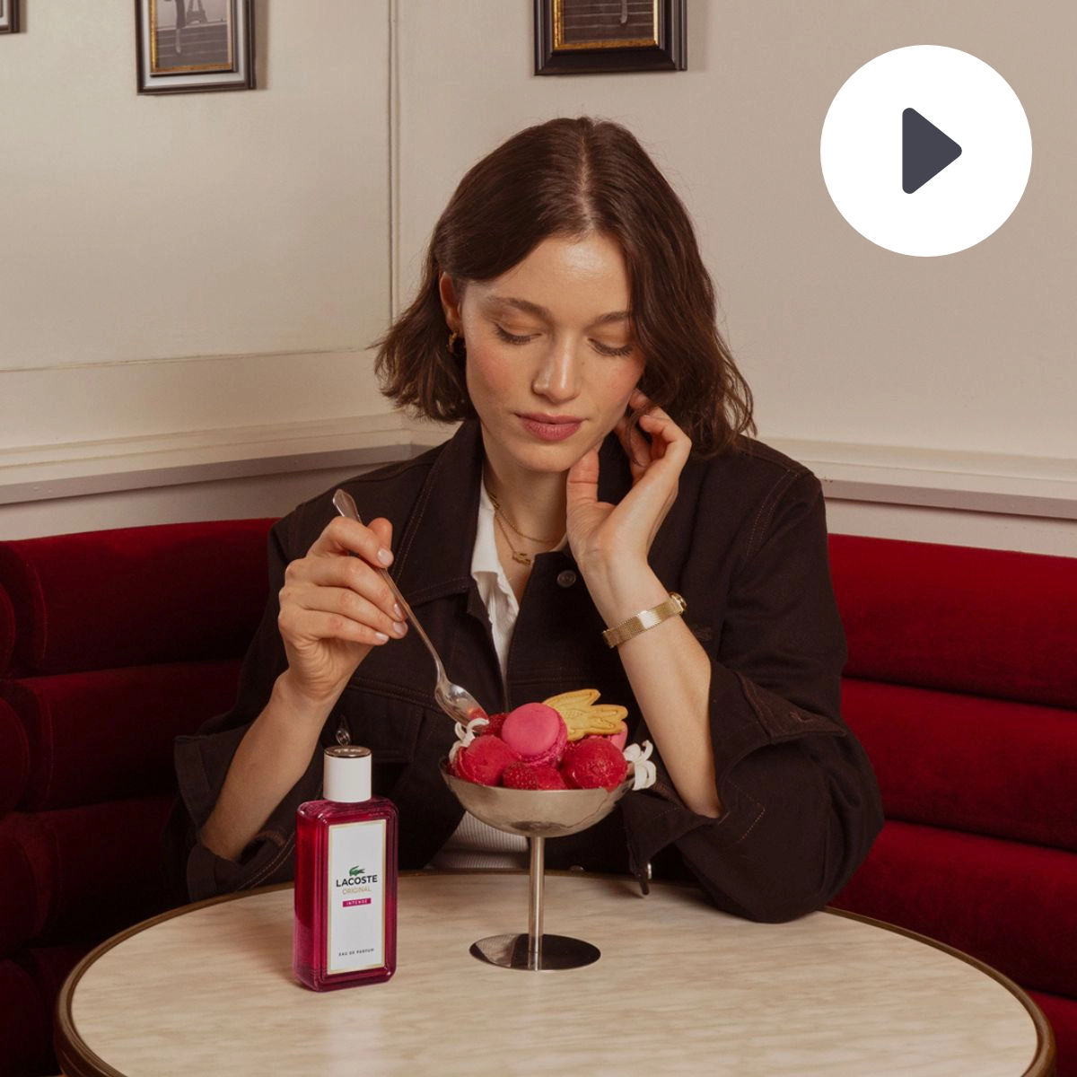 Video LACOSTE Original Femme Intense parfémová voda pro ženy