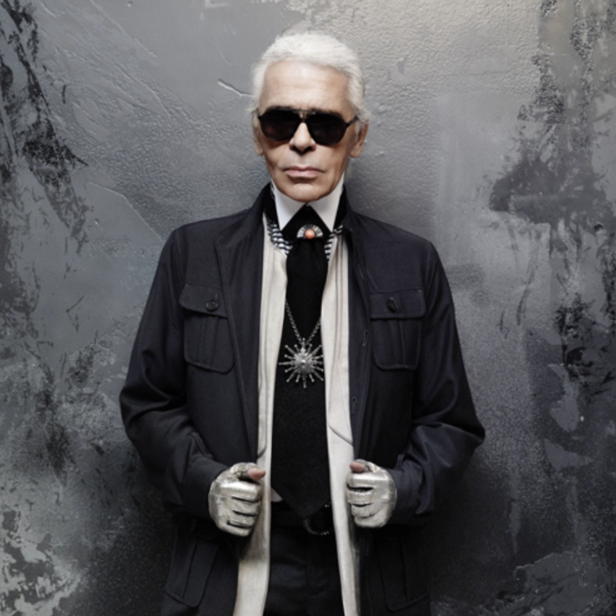 Karl Lagerfeld autoportrét