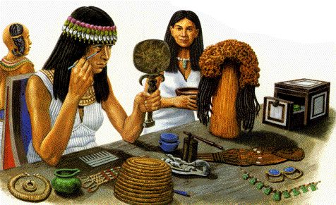 Starověké egyptské ženy používaly makeup