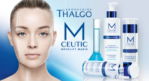 Laboratoře Thalgo vyvinuly vysoce účinnou dermatologickou kosmetiku M-Ceutic pro zlepšení kvality pleti a proti stárnutí. Tato kosmeceutika stojí na pomezí lékařských a kosmetických přípravků.