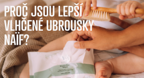 Používáte vlhčené ubrousky plné plastu? Ekologické ubrousky Naif jsou 100% biologicky odbouratelné. Bez parfemace a plastu. To nejlepší pro vaše děti.