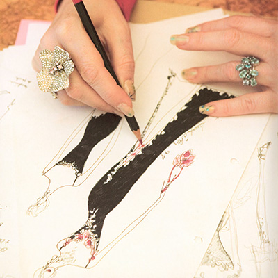 Lolita Lempicka skicuje